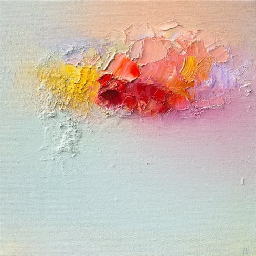 Abstract Art Print - Sunrise Impression | Paintings by YANGYANG PAN