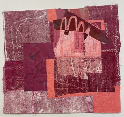Red Tag | Collage in Paintings by Susan Smereka