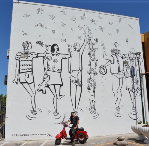 Trust | Street Murals by Matlakas