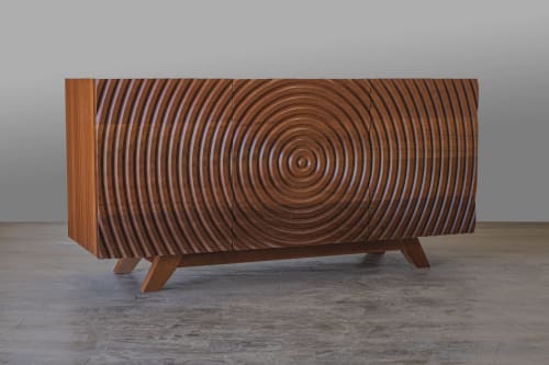 Radiant Wave Cabinet | Furniture by Graeber Design