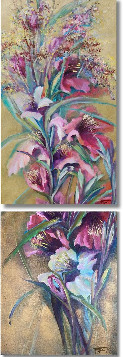 Gladioli in Summer | Paintings by Christiane Papé