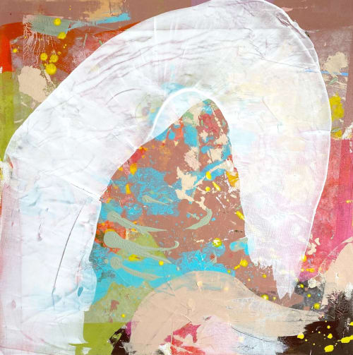 Wonder Wave Original Painting | Oil And Acrylic Painting in Paintings by Jessalin Beutler