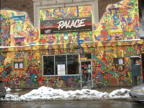 Wall Mural | Murals by AL Runt | Lee's Palace in Toronto