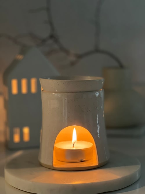 Waxmelt Burner | Candle Holder in Decorative Objects by Rosie Hay Ceramics