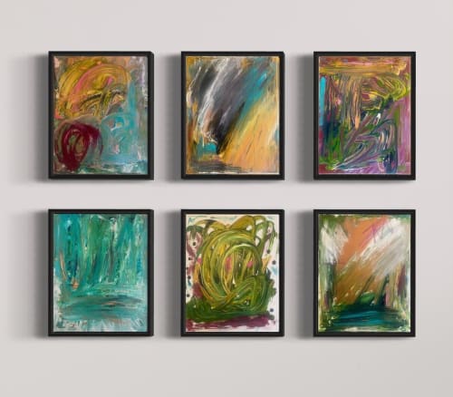 Wonderland | Oil And Acrylic Painting in Paintings by Gaby Castro Joffroy