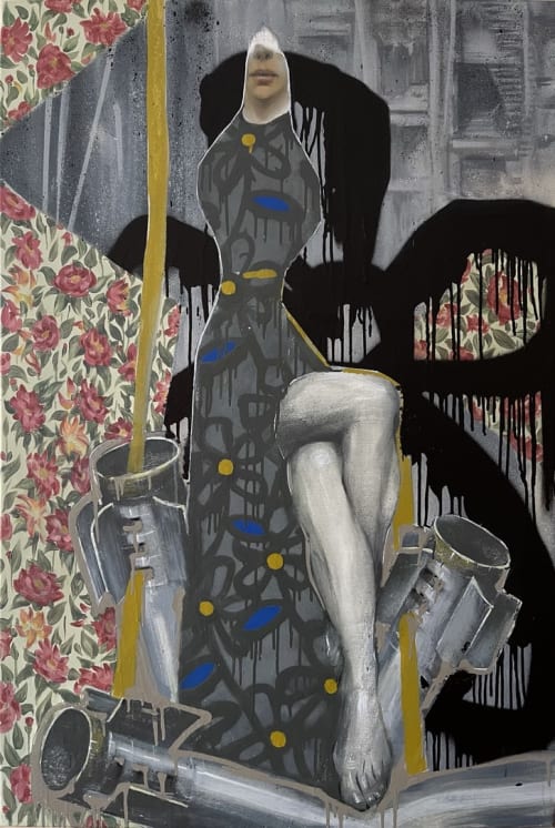 Destruction | Oil And Acrylic Painting in Paintings by Mykhailo Korobkov