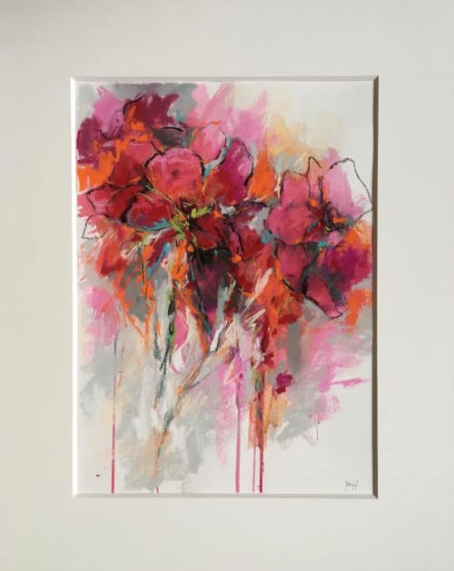 Abstract Floral | Paintings by Daggi Wallace