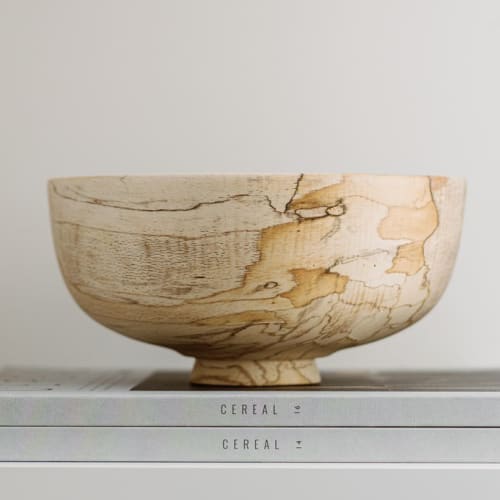 Ira Wooden Bowl | Serveware by Whirl & Whittle