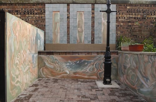 Witches memorial | Street Murals by Andrew Crummy | The Prestoungrange Gothenburg in Prestonpans