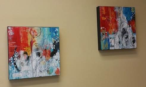 Two Abstract Paintings | Paintings by Rina Patel | Seattle in Seattle