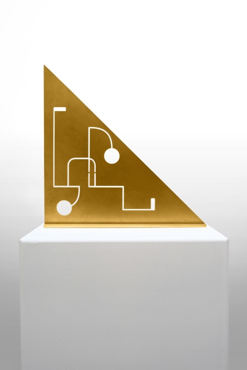 E1027 in Brass | Sculptures by Sinta Tantra