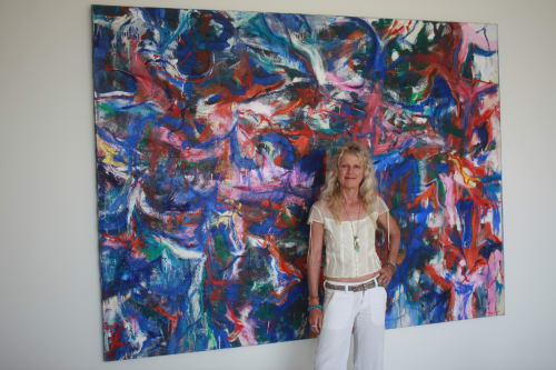 Full Moon | Paintings by Amadea Bailey | Private Residence, Santa Monica, CA in Santa Monica