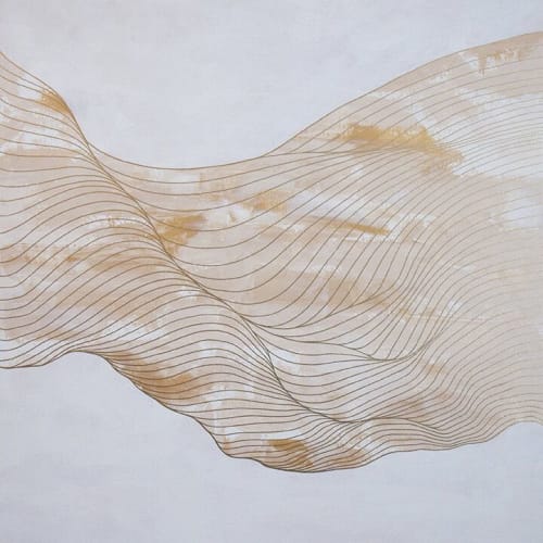 A Grace Requiring Nothing | Oil And Acrylic Painting in Paintings by Tracie Cheng | The Health Center at Hudson Yards in New York
