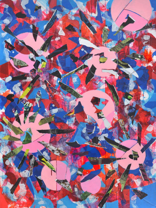 Wild Garden (36x48x1.5") | Paintings by Valerie Capewell