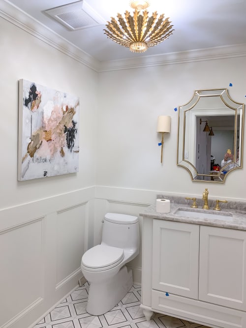 Pink Paintball 2 | Mixed Media by Claire Gowdy