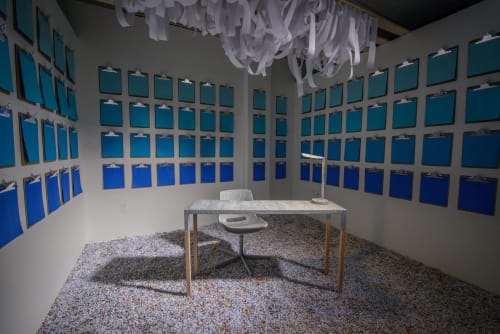 Cubicle | Public Art by Gianna D | Florida International University - W10 Gallery in Miami