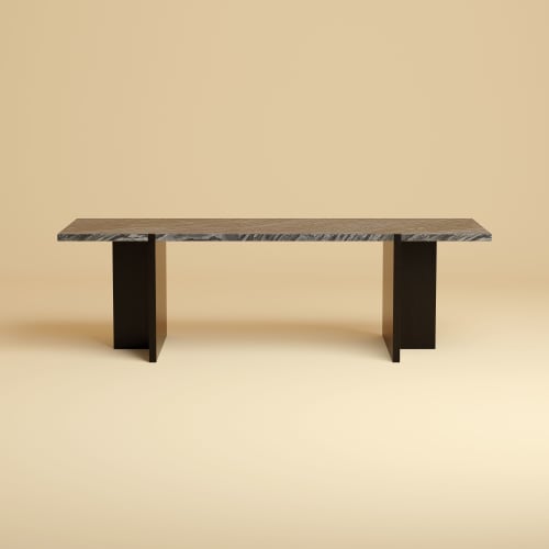 Marble and Oak Lounge Table - PALM by Lebanto | Coffee Table in Tables by Lebanto