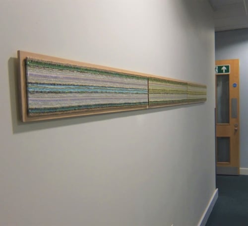 'Narrative Ribbons' Woven Panels. | Art & Wall Decor by Jan Bowman Designs