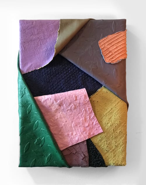 Dissociation 50 - Textured Acrylic Painting | Paintings by Helena Parriott