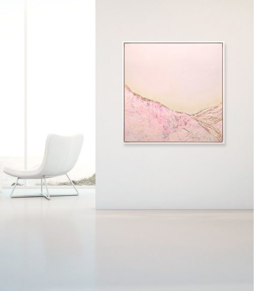 Suspended in the Glow - Abstract Landscape | Paintings by Kelly Hanna Studio