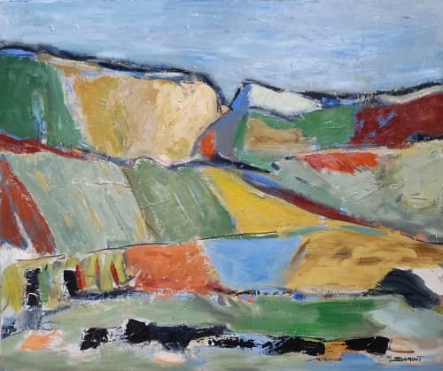 In the Ore of the Fields / A L'oree Des Champs | Oil And Acrylic Painting in Paintings by Sophie DUMONT