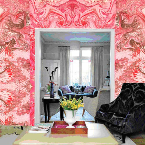 Paola Giulia De Giovanni | Wallpaper by Meanmagenta Marbling & Photography