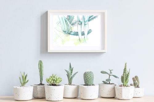 Cactus Garden | Art & Wall Decor by Hannah Adamaszek