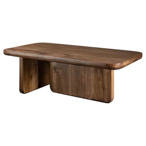 Contemporary Nordic Oak Coffee Table | Tables by Aeterna Furniture