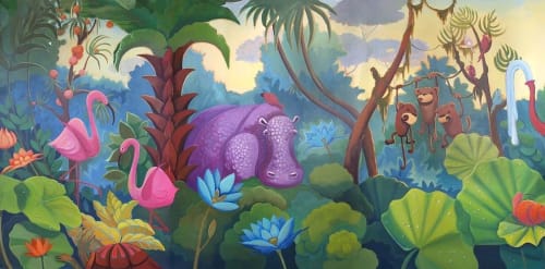 Jungle Nursery | Murals by Nicolette Atelier