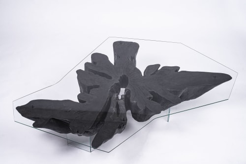 burned table | Tables by Art by Šopis