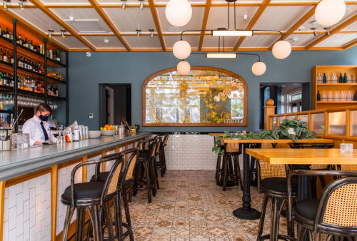 Tona Pendant Milk Glass Chandelier - Curved | Pendants by Atrix Lighting | Los Angeles in Los Angeles