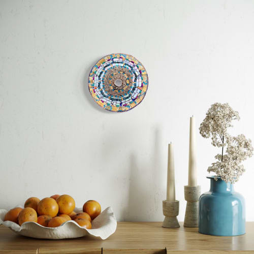 Meditation II | Wall Sculpture in Wall Hangings by Gila Mosaics Studio