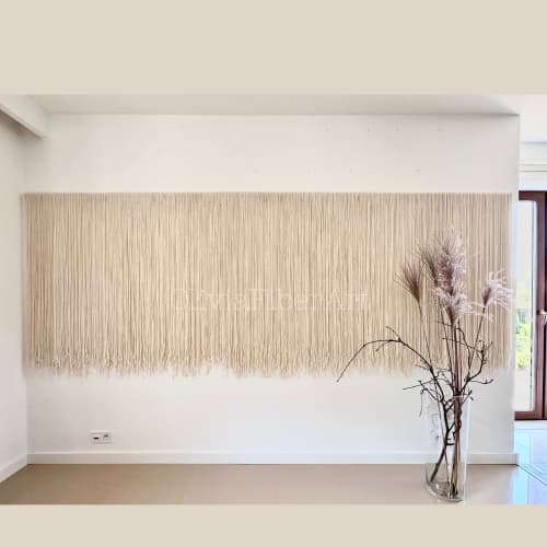 Extra Large Wall Art Macrame-Zorke 42 | Tapestry in Wall Hangings by Olivia Fiber Art