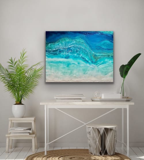 Crystal Sea | Paintings by MELISSA RENEE fieryfordeepblue  Art & Design