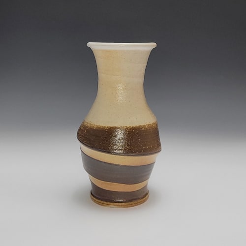 BMix Wood Fired Swirl Vase | Vases & Vessels by Jill Spawn Ceramics