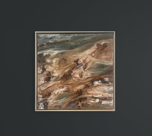 "chasing sunrise" (sold) | Paintings by VISCERAL HOME