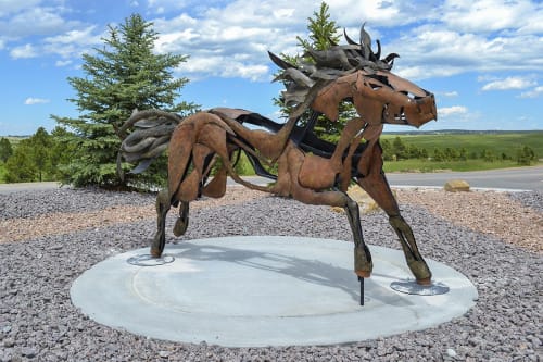 Flying Horse | Public Sculptures by Bliss Studio & Gallery, Jodie Bliss