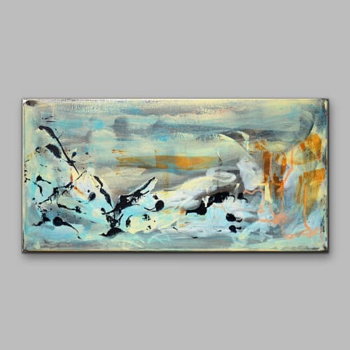 Smells Like Morning Mist - Tokyo Echoes Painting | Oil And Acrylic Painting in Paintings by Jacob von Sternberg Large Abstracts
