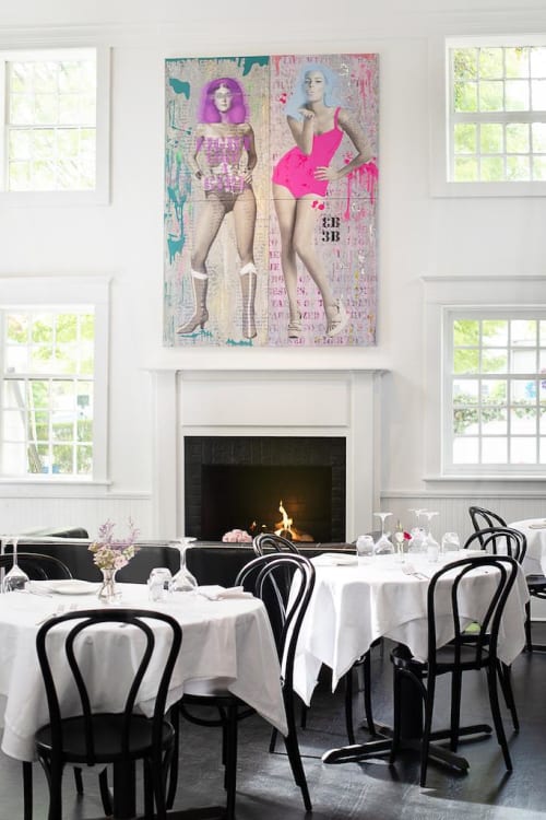 Elizabeth EB | Mixed Media by Tina Psoinos art + photography | Maison Vivienne in Southampton