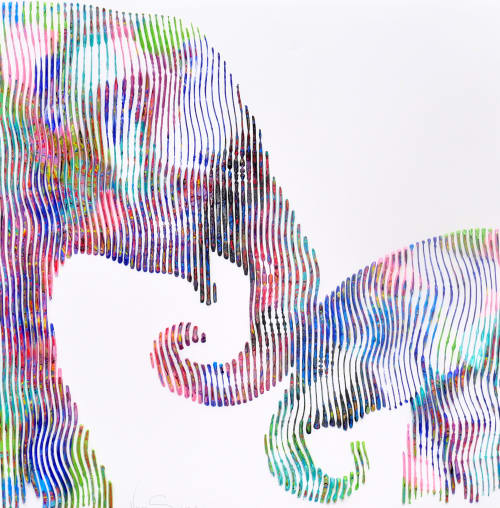 love the best storie of our life | Paintings by Virginie SCHROEDER