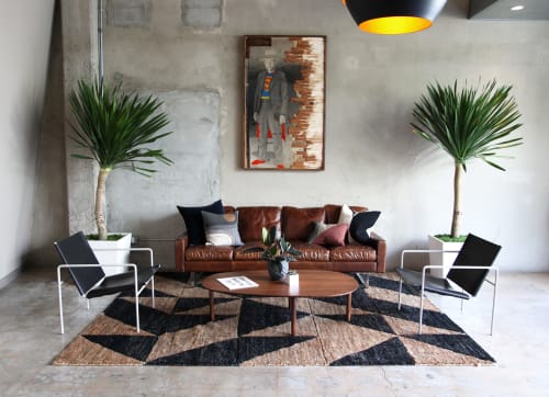 Black White Steel Chair By Eric Trine Seen At Lua Sol