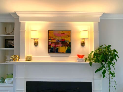 A small abstract | Oil And Acrylic Painting in Paintings by Owen Brown