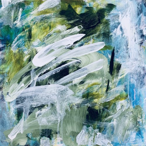 Dune Grasses A | Oil And Acrylic Painting in Paintings by Darlene Watson Abstract Artist