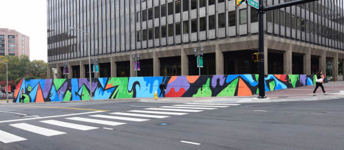 Crystal City Mural | Street Murals by Matt Corrado | Arlington, VA in Arlington