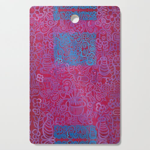 Egyptian Maroon Cutting Board | Serving Board in Serveware by Pam (Pamela) Smilow