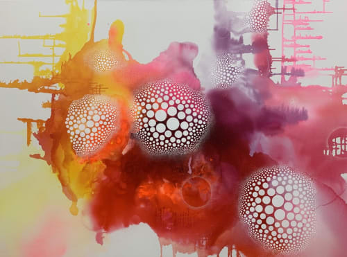 Cluster 2 | Oil And Acrylic Painting in Paintings by Catherine Détraves