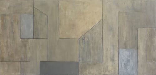 Sand Storm —Geometric Abstract Painting | Paintings by stephen cimini