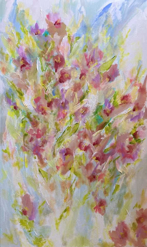 Floral. March 22 | Oil And Acrylic Painting in Paintings by Viktoria Ganhao