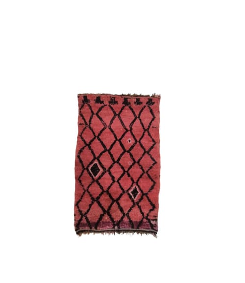 Vintage Moroccan rug, Berber rug | Runner Rug in Rugs by Marrakesh Decor