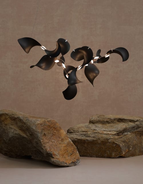 Dune 12 Cluster Pendant Light | Chandeliers by MOSS Objects